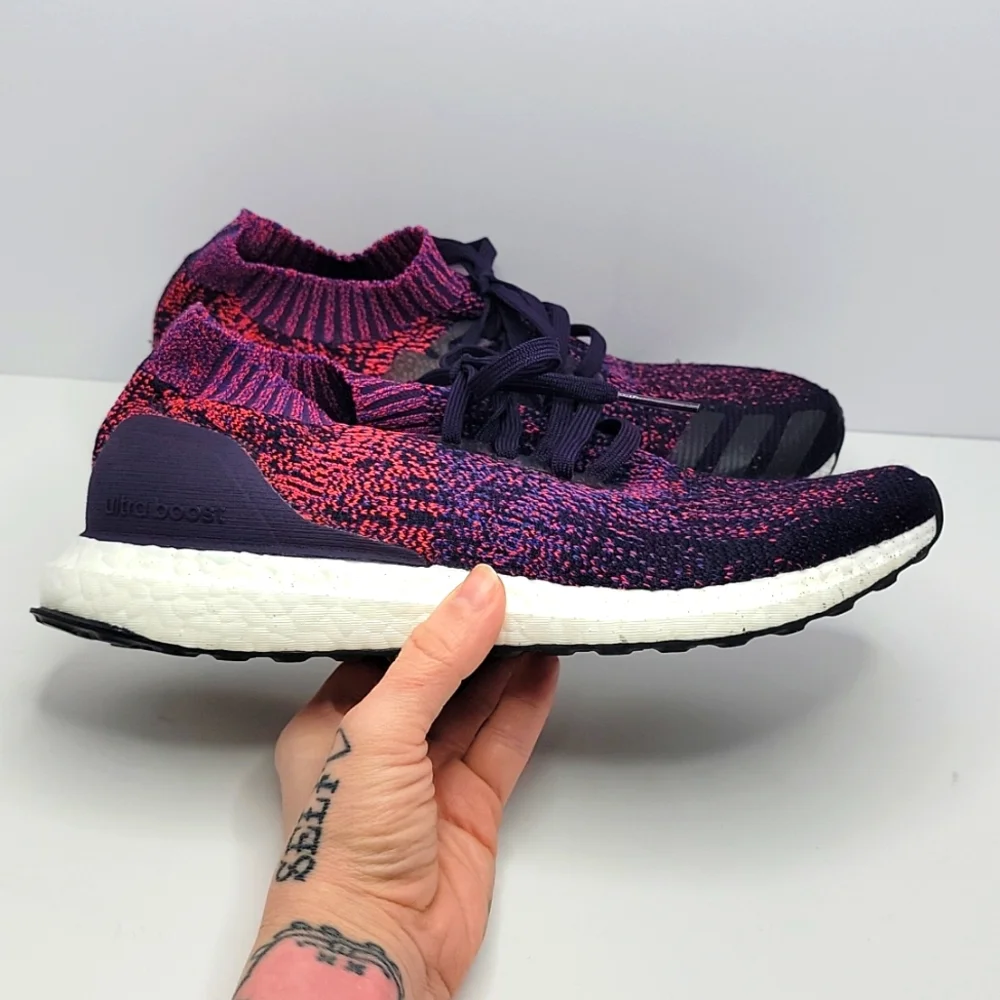 Adidas | Ultraboost uncaged purple/pink sneaker | MENS 8.5/WMS 10 - Picture 1 of 6